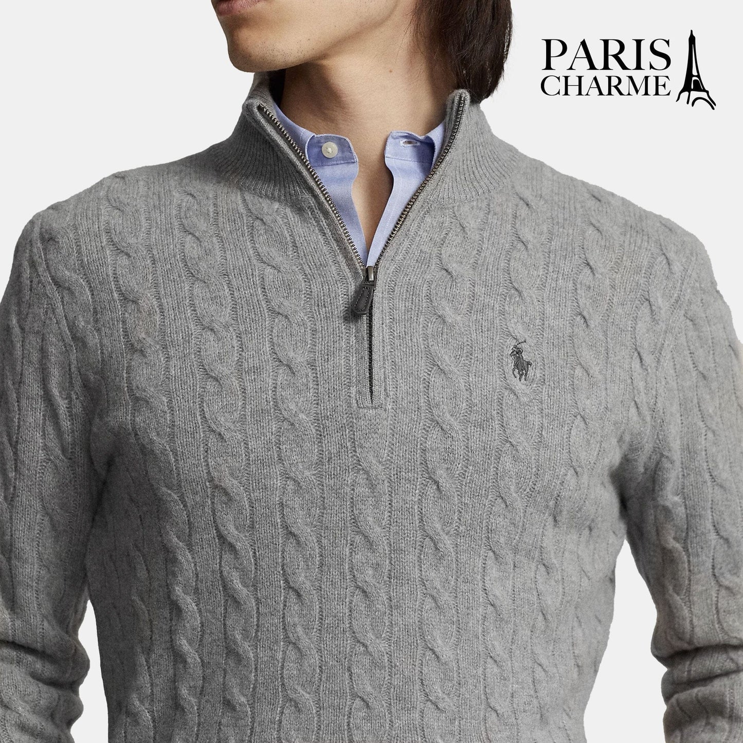 Cashmere Cable Sweater (CLEARANCE) Parijan