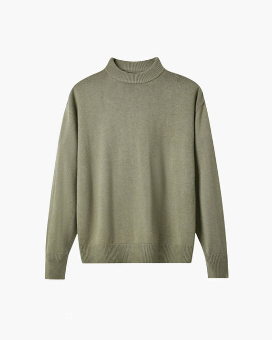 100% Premium Wool Turtleneck Parijan Green XS