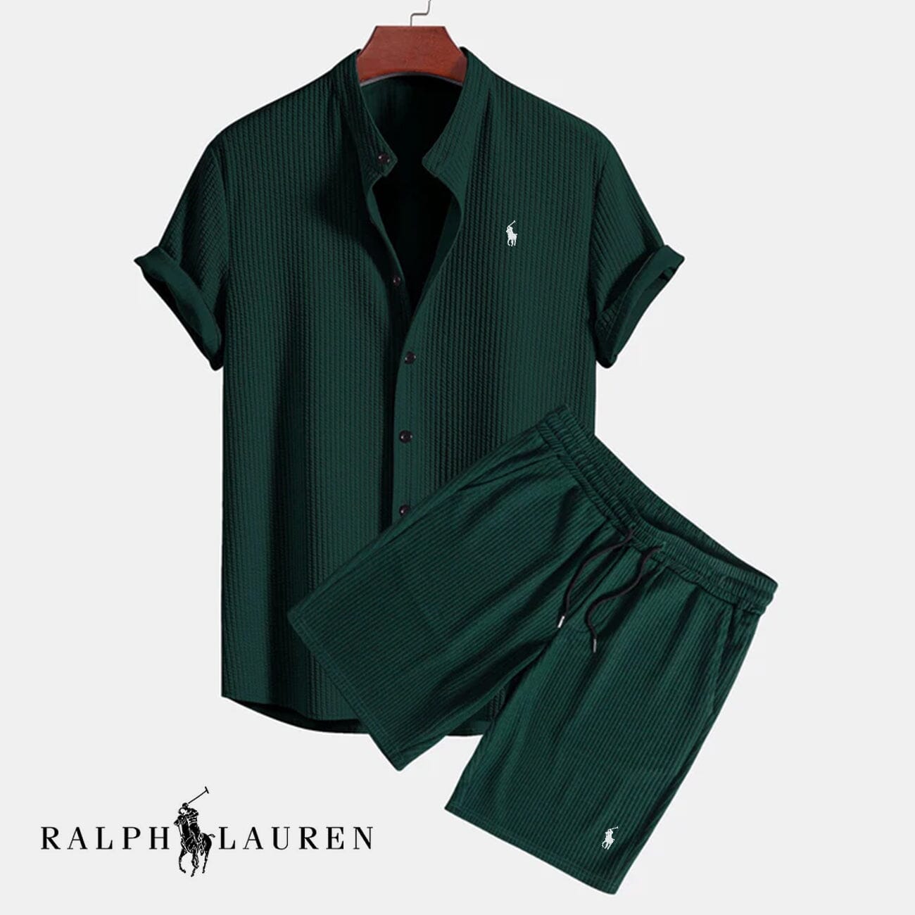 Exclusive men's set (2 pieces) Parijan Dark green S