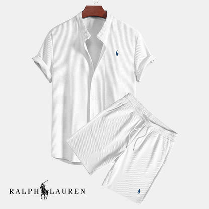 Exclusive men's set (2 pieces) Parijan White S