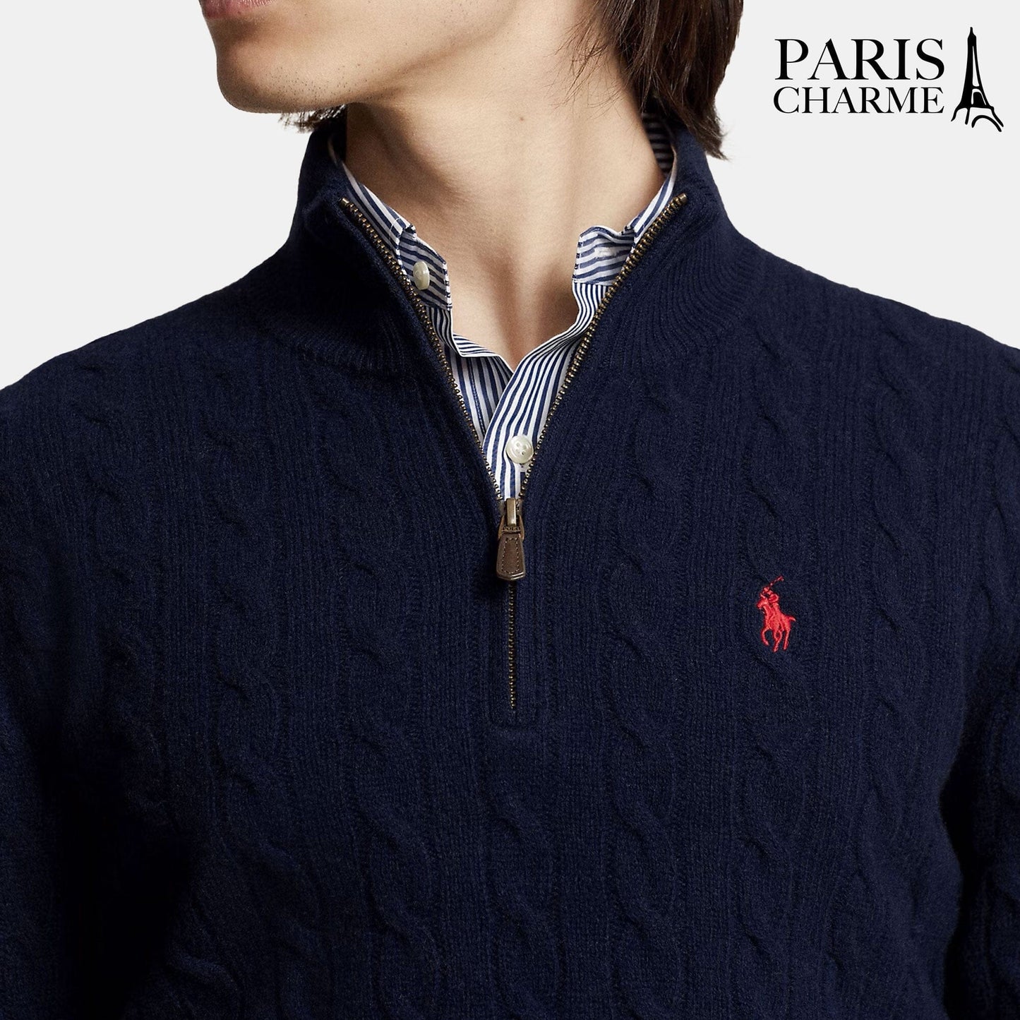 Cashmere Cable Sweater (CLEARANCE) Parijan