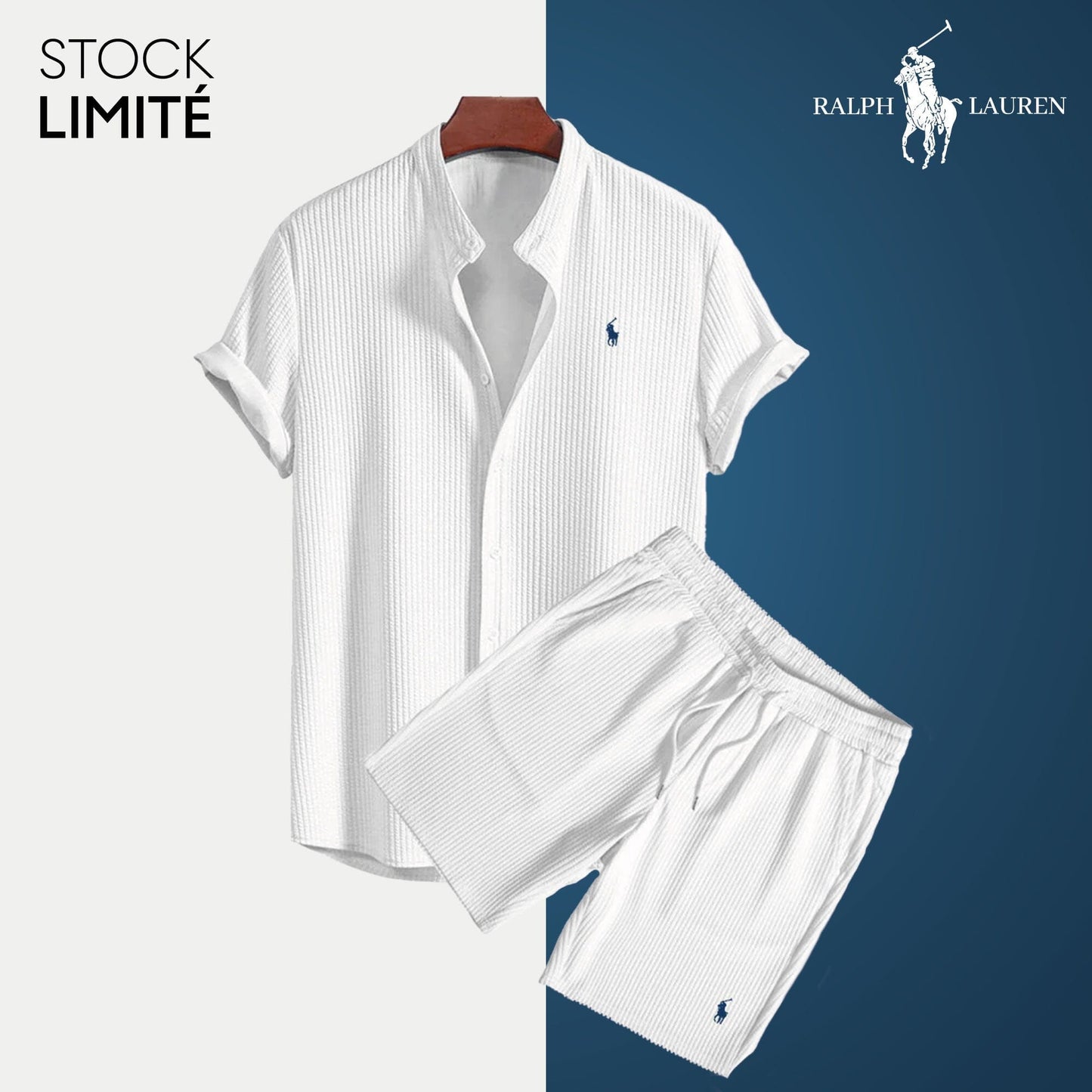 Exclusive Men's Set Parijan White S