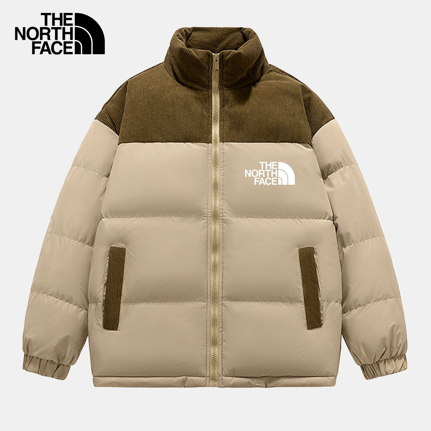 TNF Nuptse Jacket (CLEARANCE) Parijan Beige Panda M