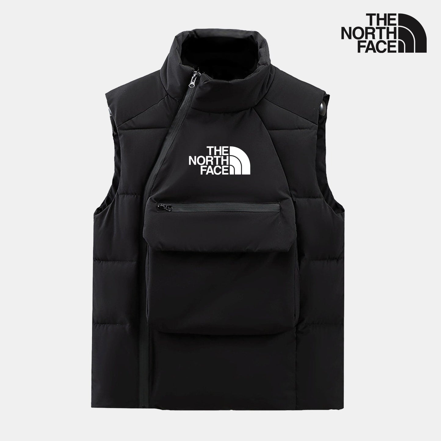 TNF Quilted Vest Parijan Black M