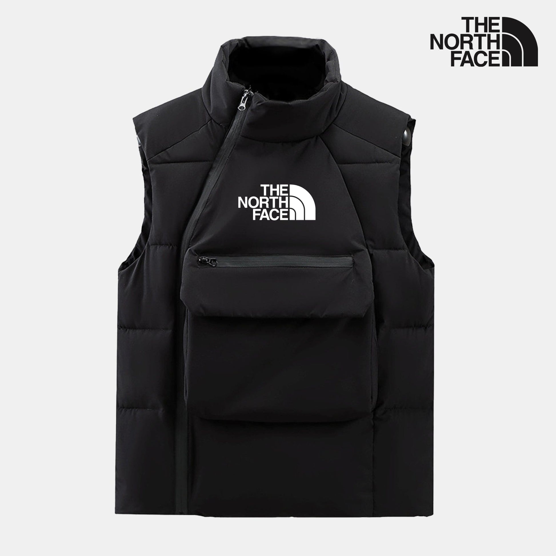 TNF Quilted Vest Parijan Black M